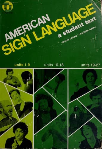 Cover image for American sign language
