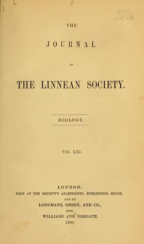 The Journal of the Linnean Society of London
