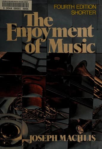 Cover image for The enjoyment of music