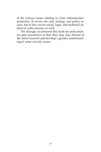 Cover image for Cyber Infrastructure Protection