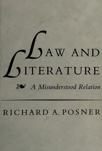 Cover image for Law and literature