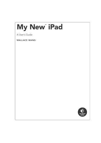 Cover image for My new iPad