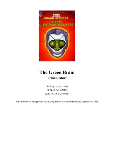 Cover image for The green brain