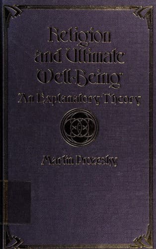 Cover image for Religion and ultimate well-being