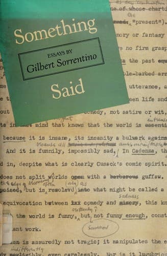 Cover image for Something said