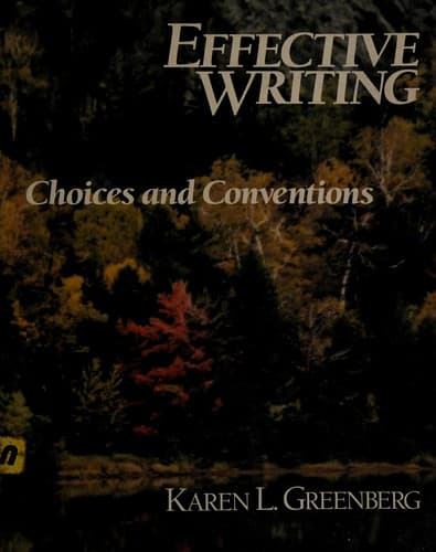 Cover image for Effective writing