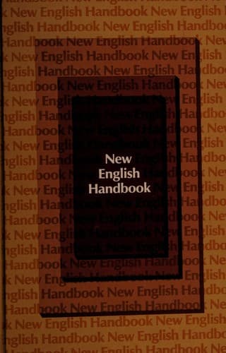 Cover image for New English handbook