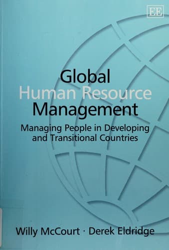 Cover image for Global human resource management