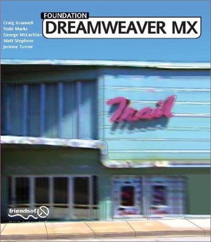 Cover image for Foundation Dreamweaver MX