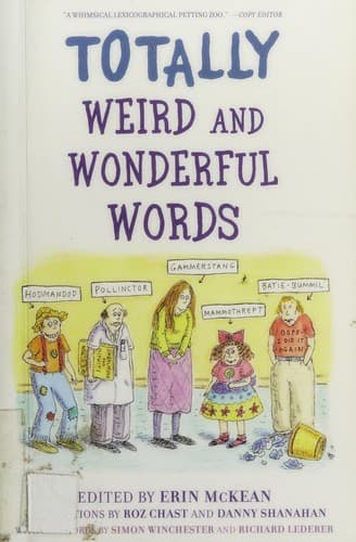 Cover image for Totally weird and wonderful words