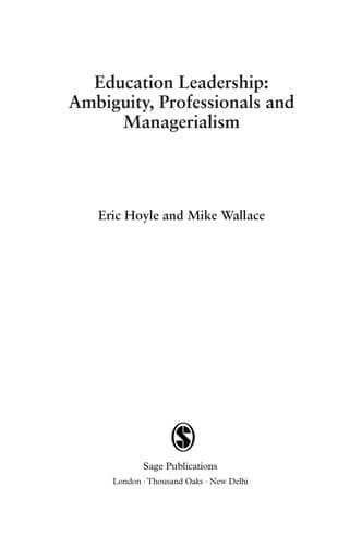 Cover image for Educational leadership