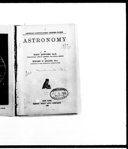 Cover image for Astronomy