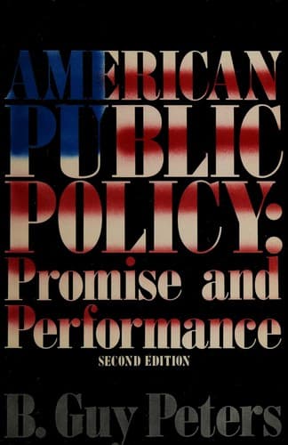 Cover image for American public policy