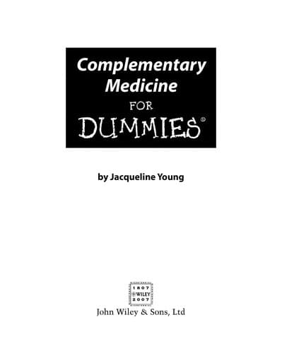 Cover image for Complementary medicine for dummies