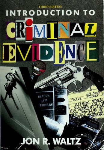 Cover image for Introduction to criminal evidence