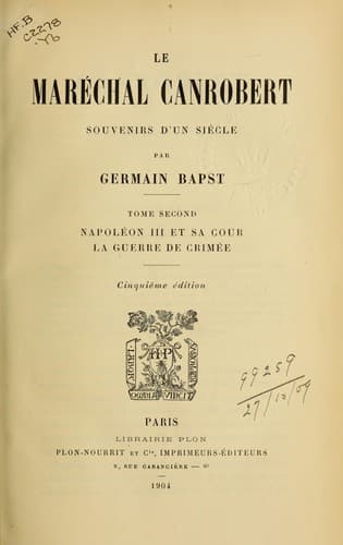 Le maréchal Canrobert