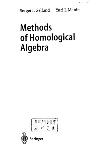 Cover image for Methods of homological algebra