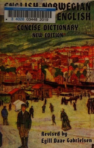 Cover image for English-Norwegian, Norwegian-English dictionary