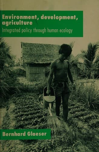 Cover image for Environment, development, agriculture
