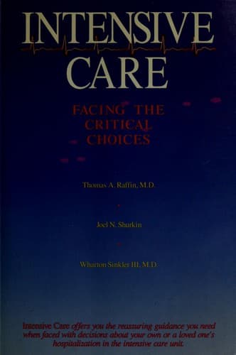 Cover image for Intensive care