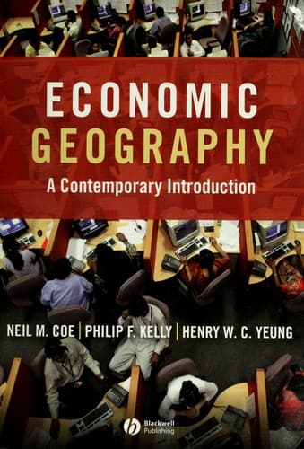 Cover image for Economic geography