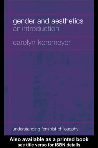 Cover image for Gender and aesthetics