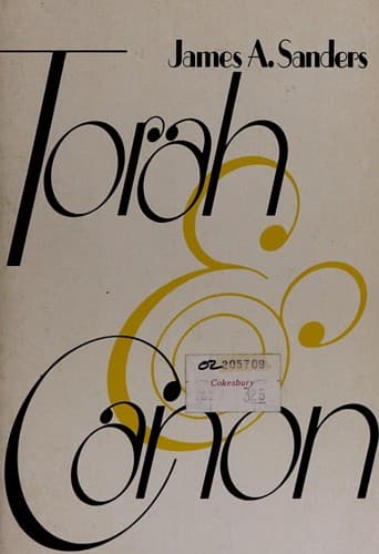 Cover image for Torah and canon