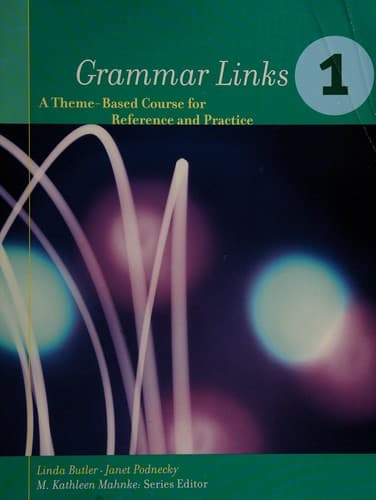Cover image for Grammar links 1