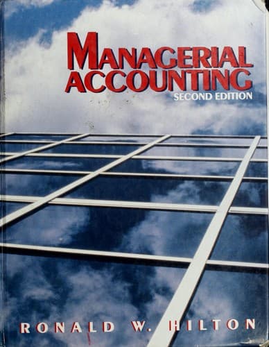 Cover image for Managerial accounting