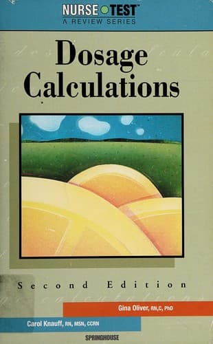 Cover image for Dosage calculations