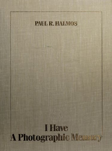 Cover image for I have a photographic memory