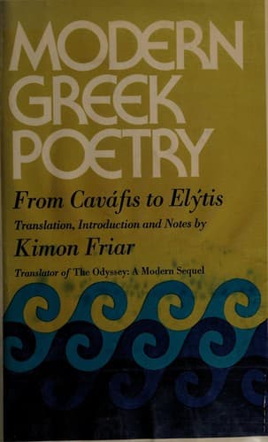 Cover image for Modern Greek poetry.