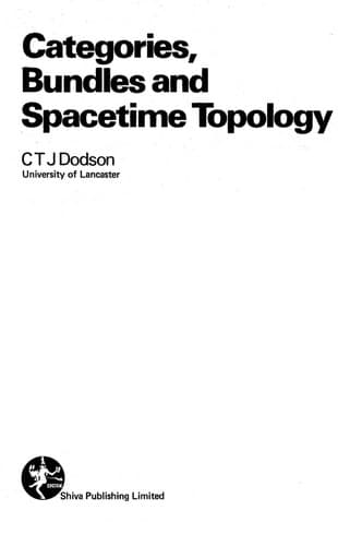 Cover image for Categories, bundles, and spacetime topology