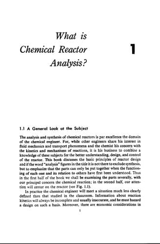 Cover image for Elementary chemical reactor analysis