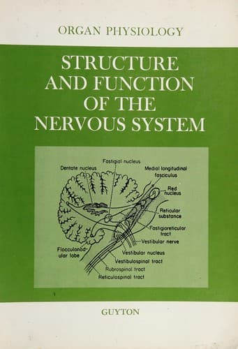 Cover image for Structure and function of the nervous system
