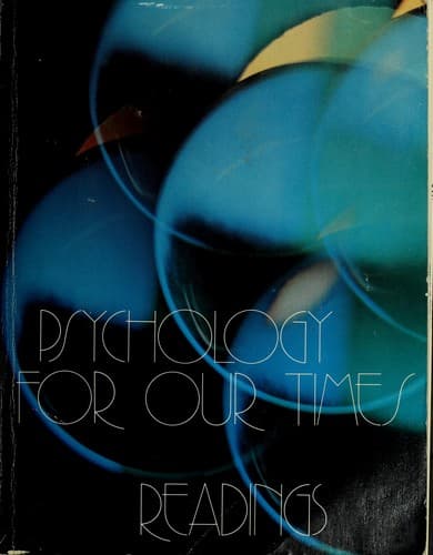 Cover image for Psychology for our times