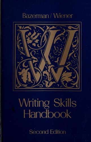 Cover image for Writing skills handbook