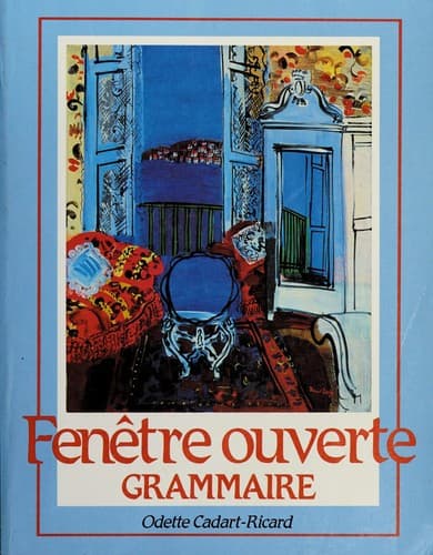 Cover image for Fenêtre ouverte