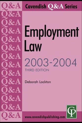 Cover image for Employment law