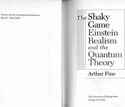 Cover image for The shaky game