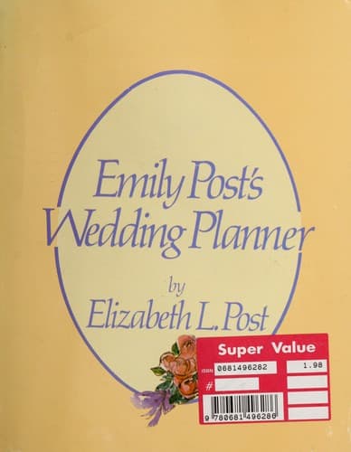 Cover image for Emily Post's Wedding planner