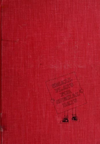 Cover image for Small plays for special days