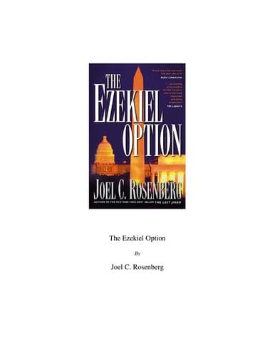 Cover image for The Ezekiel option