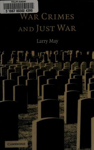 Cover image for War crimes and just war