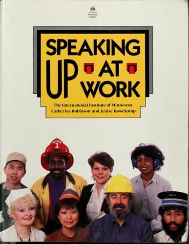 Cover image for Speaking up at work