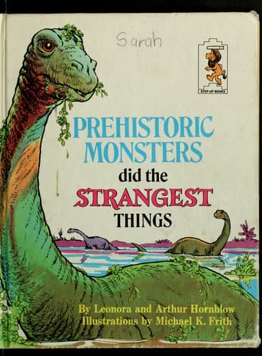 Cover image for Prehistoric monsters did the strangest things