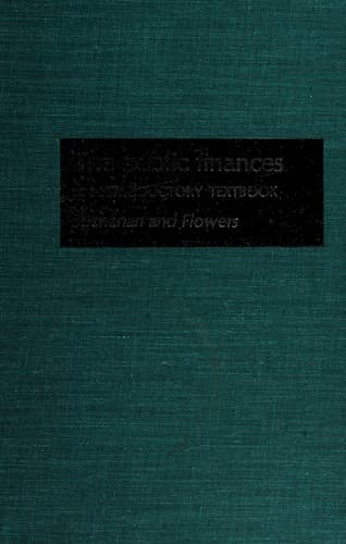 Cover image for The public finances