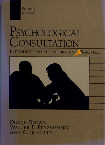 Cover image for Psychological consultation