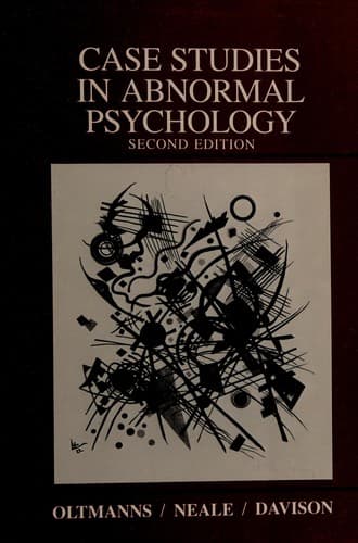 Cover image for Case studies in abnormal psychology