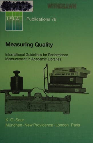 Cover image for Measuring quality